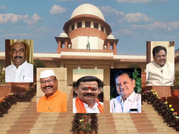 Eyes on the Supreme Court; The fear of five MLAs in Marathwada has increased | सर्वोच्च न्यायालयाकडे डोळे; मराठवाड्यातील पाच आमदारांची वाढली धाकधूक Eyes on the Supreme Court; The fear of five MLAs in Marathwada has increased | सर्वोच्च न्यायालयाकडे डोळे; मराठवाड्यातील पाच आमदारांची वाढली धाकधूक