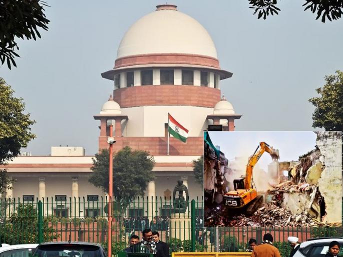 How do you run a bulldozer on a house because someone is accused? Supreme Court Question; Guidelines will be issued for all states | कुणी आरोपी आहे म्हणून घरावर बुलडाेझर कसा काय चालवता? सर्वाेच्च न्यायालयाचा सवाल; सर्वच राज्यांसाठी मार्गदर्शक तत्त्वे जारी करू How do you run a bulldozer on a house because someone is accused? Supreme Court Question; Guidelines will be issued for all states | कुणी आरोपी आहे म्हणून घरावर बुलडाेझर कसा काय चालवता? सर्वाेच्च न्यायालयाचा सवाल; सर्वच राज्यांसाठी मार्गदर्शक तत्त्वे जारी करू