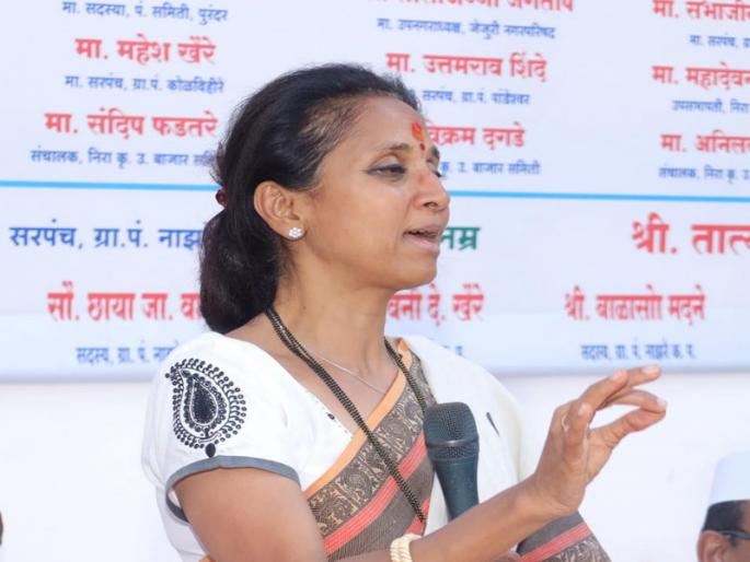 Discussion with the person standing against me whenever she says Supriya Sule's open challenge | 'माझ्या विरोधात उभ्या असणा-या व्यक्तीबरोबर ती म्हणेल त्या वेळेस चर्चा', सुप्रिया सुळेंचे खुले आव्हान