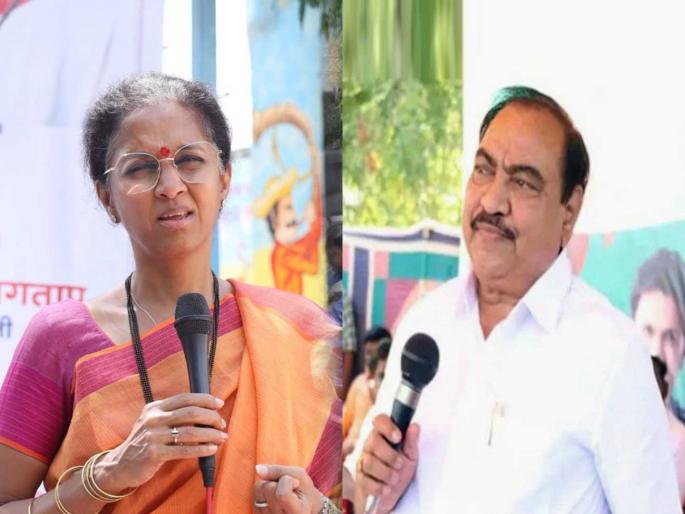 ncp sp group mp supriya sule reaction over is eknath khadse in ncp sp group or join bjp | एकनाथ खडसे राष्ट्रवादीत आहेत की भाजपामध्ये? सुप्रिया सुळे म्हणाल्या, “मी तुम्हाला सांगते...” ncp sp group mp supriya sule reaction over is eknath khadse in ncp sp group or join bjp | एकनाथ खडसे राष्ट्रवादीत आहेत की भाजपामध्ये? सुप्रिया सुळे म्हणाल्या, “मी तुम्हाला सांगते...”