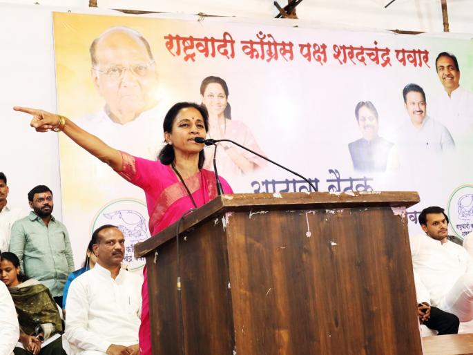 big claims made ncp sp mp supriya sule that another politician leader downfall prediction in next six month | “१०० दिवसांत एक विकेट गेली, ६ महिने थांबा आणखी एक जाणार आहे”; सुप्रिया सुळेंचा रोख कुणाकडे? big claims made ncp sp mp supriya sule that another politician leader downfall prediction in next six month | “१०० दिवसांत एक विकेट गेली, ६ महिने थांबा आणखी एक जाणार आहे”; सुप्रिया सुळेंचा रोख कुणाकडे?