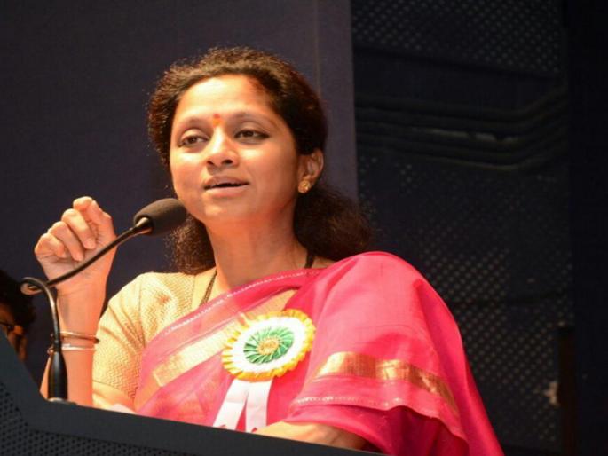supriya sule comment on sambhaji bhide called sangli band against sanjay rauts statement about udayanraje bhonsle | 'सांगली बंद'मागे राजकीय षडयंत्र, सुप्रिया सुळेंचा भाजपावर निशाणा  supriya sule comment on sambhaji bhide called sangli band against sanjay rauts statement about udayanraje bhonsle | 'सांगली बंद'मागे राजकीय षडयंत्र, सुप्रिया सुळेंचा भाजपावर निशाणा