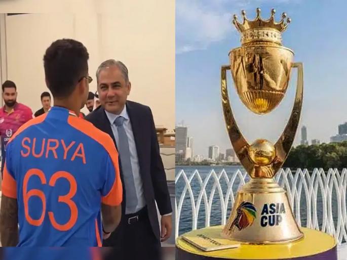 India-Pakistan final match, Asia Cup 2025 Marathi: Will Suryakumar Yadav accept the trophy from Pakistani Minister Mohsin Naqvi? | IND vs PAK Final, Asia Cup 2025: भारत-पाक अंतिम सामना: सूर्यकुमार पाकिस्तानी मंत्री मोहसिन नकवी यांच्या हस्ते ट्रॉफी स्वीकारणार?