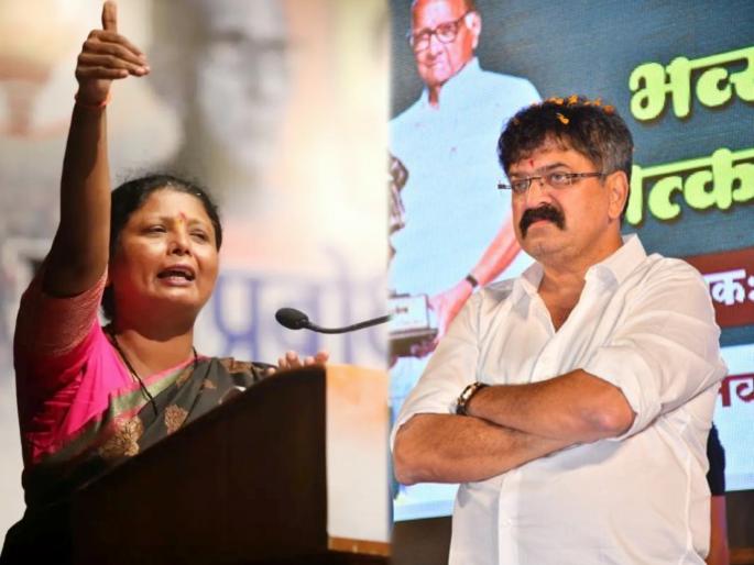 shiv sena thackeray group sushma andhare support ncp jitendra awhad and criticised shinde govt after molestation case registered in thane | Maharashtra Politics: “होय, मी जितेंद्र आव्हाडांसोबत, ते आमचे भाऊ असल्याचा आम्हाला अभिमान आहे”; सुषमा अंधारे shiv sena thackeray group sushma andhare support ncp jitendra awhad and criticised shinde govt after molestation case registered in thane | Maharashtra Politics: “होय, मी जितेंद्र आव्हाडांसोबत, ते आमचे भाऊ असल्याचा आम्हाला अभिमान आहे”; सुषमा अंधारे