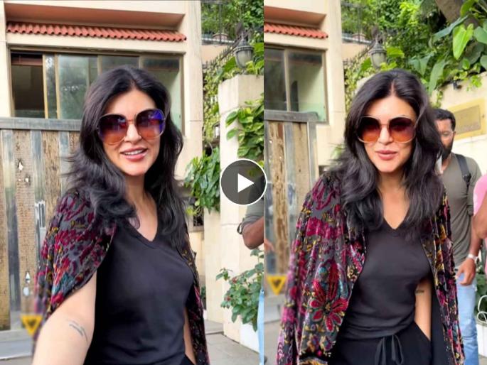 sushmita sen struggles to speak and laugh because of toothache talks to paparazi | बोलताही येईना अन् हसताही येईना! सुश्मिता सेनची का झाली अशी अवस्था? म्हणाली... sushmita sen struggles to speak and laugh because of toothache talks to paparazi | बोलताही येईना अन् हसताही येईना! सुश्मिता सेनची का झाली अशी अवस्था? म्हणाली...
