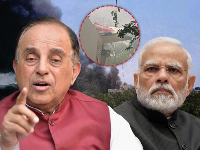 Ahmedabad Air India Plane Crash News in Marathi : When the train derailed, Lal Bahadur Shastri...; Subramanian Swamy demands resignation of Modi, Shah | जेव्हा ट्रेन रुळावरून घसरलेली तेव्हा लाल बहादूर शास्त्रींनी...; सुब्रमण्यम स्वामींकडून मोदी, शाह यांच्या राजीनाम्याची मागणी Ahmedabad Air India Plane Crash News in Marathi : When the train derailed, Lal Bahadur Shastri...; Subramanian Swamy demands resignation of Modi, Shah | जेव्हा ट्रेन रुळावरून घसरलेली तेव्हा लाल बहादूर शास्त्रींनी...; सुब्रमण्यम स्वामींकडून मोदी, शाह यांच्या राजीनाम्याची मागणी