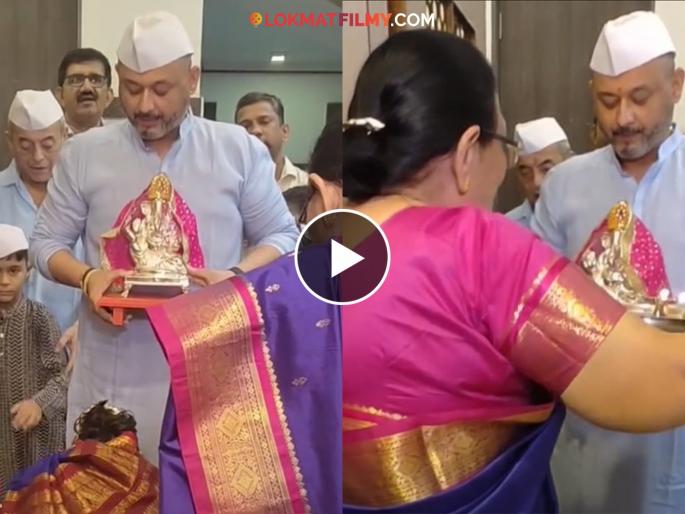Swapnil Joshi welcomes Ganpati Bappa Celebration video Ganesh Chaturthi 2025 | अभिनेता स्वप्नील जोशीच्या घरी लाडक्या बाप्पाचं आगमन; जल्लोषात केलं स्वागत, पाहा VIDEO Swapnil Joshi welcomes Ganpati Bappa Celebration video Ganesh Chaturthi 2025 | अभिनेता स्वप्नील जोशीच्या घरी लाडक्या बाप्पाचं आगमन; जल्लोषात केलं स्वागत, पाहा VIDEO