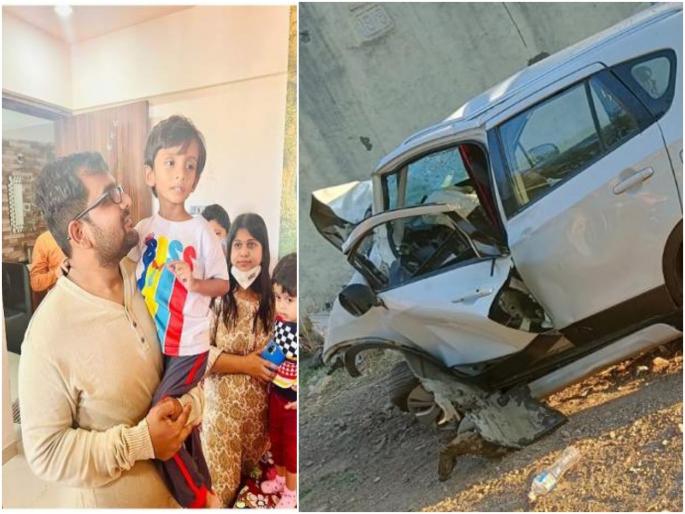 pune missing swarnav chavan found aunt met with with an accident highway | काल डुग्गू सापडल्याचा आनंद, आज कुटुंबावर शोककळा; स्वर्णवला भेटायला येणाऱ्या आत्याचा अपघाती मृत्यू pune missing swarnav chavan found aunt met with with an accident highway | काल डुग्गू सापडल्याचा आनंद, आज कुटुंबावर शोककळा; स्वर्णवला भेटायला येणाऱ्या आत्याचा अपघाती मृत्यू
