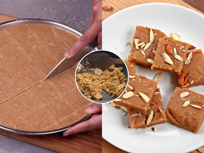 sweet recipe, Delicious, crispy and melt-in-your-mouth Gulpapdi is very easy to make, try it | खमंग, खुसखुशीत आणि तोंडात विरघळणारी गूळ पापडी करायला अगदी सोपी, नक्की करुन पाहा