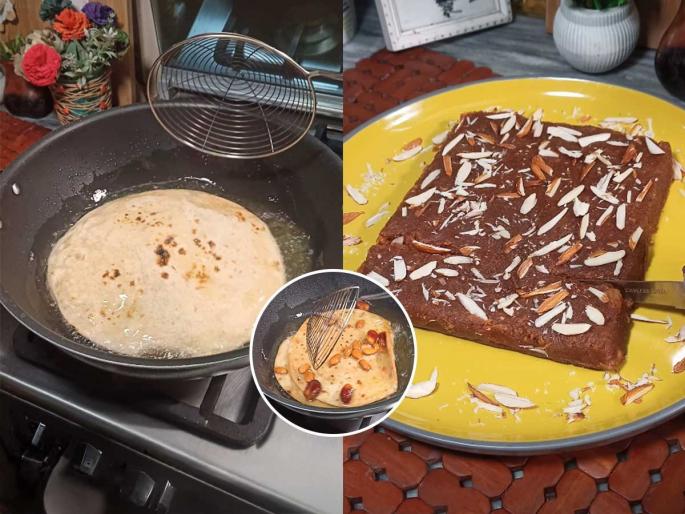 Sweets made from stale chapati, here's a simple recipe for sweets that will melt in your mouth | शिळ्या पोळ्यांची मिठाई, वाचून विश्वास नाही बसणार पण पाहा तोंडात टाकताच विरघळणाऱ्या मिठाईची सोपी रेसिपी Sweets made from stale chapati, here's a simple recipe for sweets that will melt in your mouth | शिळ्या पोळ्यांची मिठाई, वाचून विश्वास नाही बसणार पण पाहा तोंडात टाकताच विरघळणाऱ्या मिठाईची सोपी रेसिपी