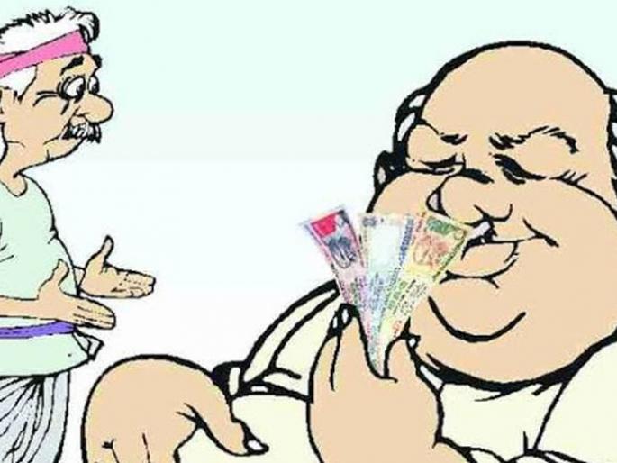 Beside criminal proceedings after raids on illegal moneylenders | अवैध सावकारांवरील छापेमारीनंतर फौजदारी कारवाईला बगल Beside criminal proceedings after raids on illegal moneylenders | अवैध सावकारांवरील छापेमारीनंतर फौजदारी कारवाईला बगल