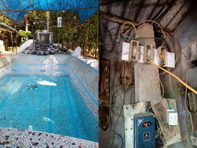 Raid on 9 Farmhouses in Murbad; Electricity theft of 30 lakh 46 thousand was caught | मुरबाडमधील ९ फार्महाऊसवर धडक कारवाई; ३० लाख ४६ हजाराची वीजचोरी पकडली Raid on 9 Farmhouses in Murbad; Electricity theft of 30 lakh 46 thousand was caught | मुरबाडमधील ९ फार्महाऊसवर धडक कारवाई; ३० लाख ४६ हजाराची वीजचोरी पकडली