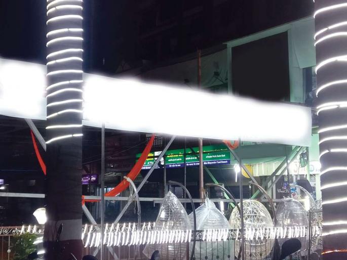 Blossom of trees in Meera-Bhayander | मीरा-भाईंदरमधील झाडांना रोषणाईचा विळखा Blossom of trees in Meera-Bhayander | मीरा-भाईंदरमधील झाडांना रोषणाईचा विळखा