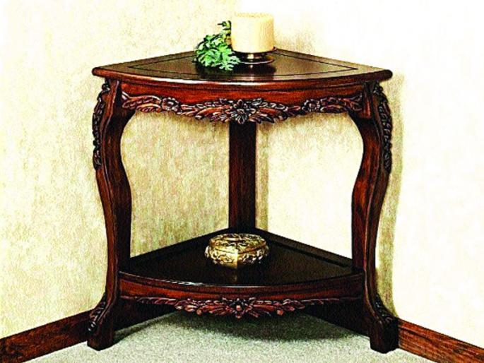 Side table with no corner opening | कोपरा न कोपरा खुलविणारे साइड टेबल Side table with no corner opening | कोपरा न कोपरा खुलविणारे साइड टेबल