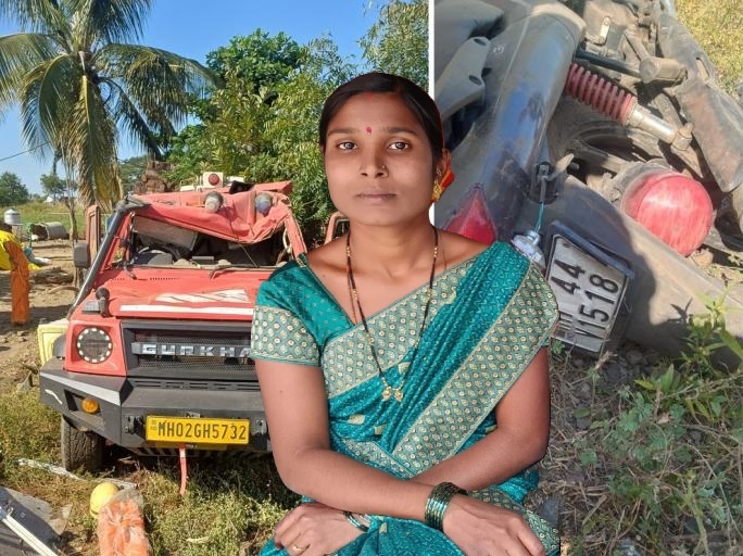 Big news! Ajit Pawar's convoy car blew up; Woman dies during treatment | मोठी बातमी! अजित पवारांच्या ताफ्यातील गाडीने उडवले; उपचारादरम्यान महिलेचा मृत्यू