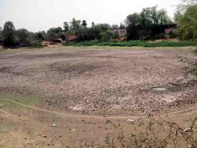 Encroachment in the Pajar lake at Shingway Keshav | शिंगवे केशव येथील पाझर तलावात अतिक्रमण Encroachment in the Pajar lake at Shingway Keshav | शिंगवे केशव येथील पाझर तलावात अतिक्रमण