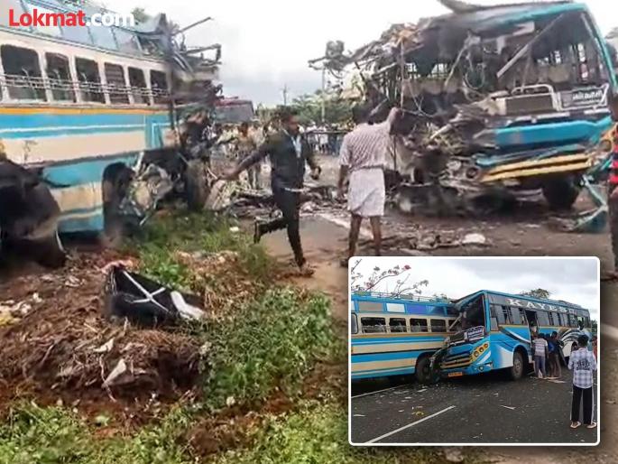 Double Tragedy on Indian Roads 11 Dead in Two Major Bus Accidents in Tamil Nadu and Uttarakhand | तामिळनाडूमध्ये दोन बसची समोरासमोर धडक, ६ जणांचा मृत्यू ३० जखमी; कटर, जेसीबीने बाहेर काढले प्रवासी