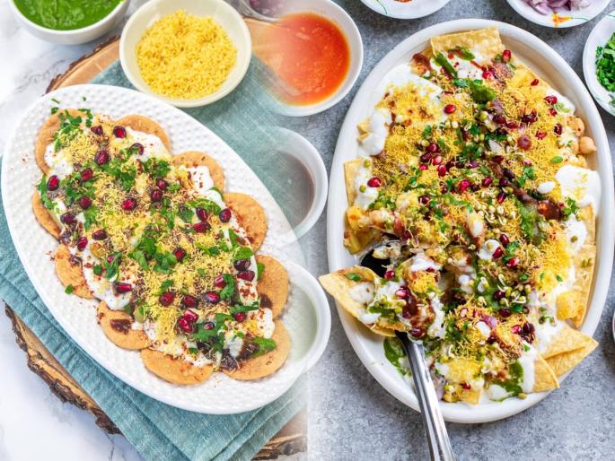 Spicy and Tangy Recipes: Dahi Papadi Chaat is an explosion of flavors, east recipe | spicy and tangy recipes : दही पापडी चाट म्हणजे चवींचा धमाका, दोन मिनिटांत होईल फस्त
