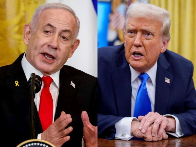 Donald Trump's two blows to Netanyahu, who rushed to the US on the tariff issue | ...अन् सगळं उलटंच घडलं! टॅरिफच्या मुद्द्यावर धावत अमेरिकेत पोहोचलेल्या नेतन्याहू यांना ट्रम्प यांचे दोन झटके Donald Trump's two blows to Netanyahu, who rushed to the US on the tariff issue | ...अन् सगळं उलटंच घडलं! टॅरिफच्या मुद्द्यावर धावत अमेरिकेत पोहोचलेल्या नेतन्याहू यांना ट्रम्प यांचे दोन झटके
