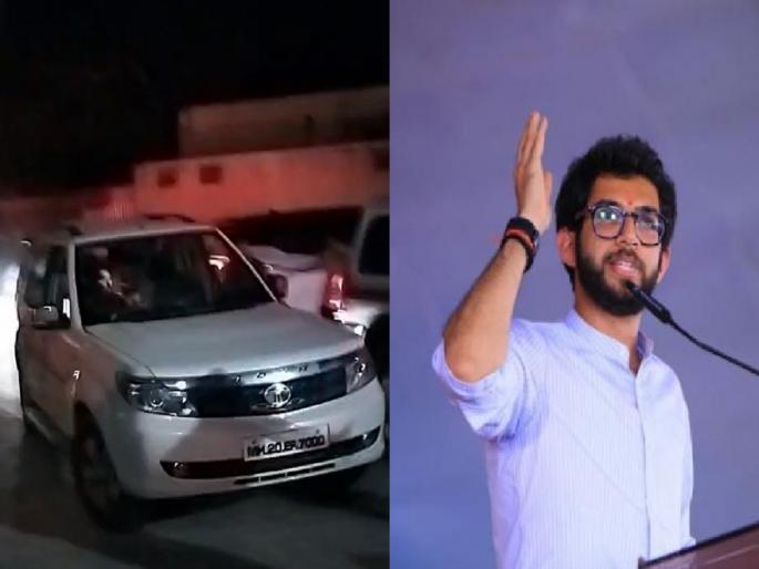 Big news! In Aditya Thackeray's meeting, there was a big row, an attempt to block the car and stone pelting | मोठी बातमी! आदित्य ठाकरेंच्या सभेत मोठा राडा, गाडी अडवण्याचा प्रयत्न अन् दगडफेक Big news! In Aditya Thackeray's meeting, there was a big row, an attempt to block the car and stone pelting | मोठी बातमी! आदित्य ठाकरेंच्या सभेत मोठा राडा, गाडी अडवण्याचा प्रयत्न अन् दगडफेक