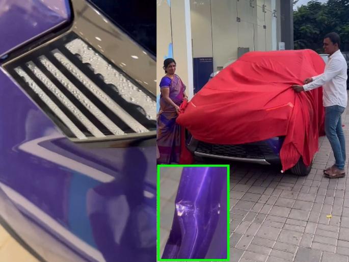 Water in headlights, doors, bonnet damage! Tata has delivered the new Nexon to the customer in Bengluru, tata motors have to improve there service | हेडलाईटमध्ये पाणी, दरवाजे, बॉनेट डॅमेज! टाटा शोरुमने ग्राहकाला वाईट कंडिशनमधील Nexon दिली Water in headlights, doors, bonnet damage! Tata has delivered the new Nexon to the customer in Bengluru, tata motors have to improve there service | हेडलाईटमध्ये पाणी, दरवाजे, बॉनेट डॅमेज! टाटा शोरुमने ग्राहकाला वाईट कंडिशनमधील Nexon दिली