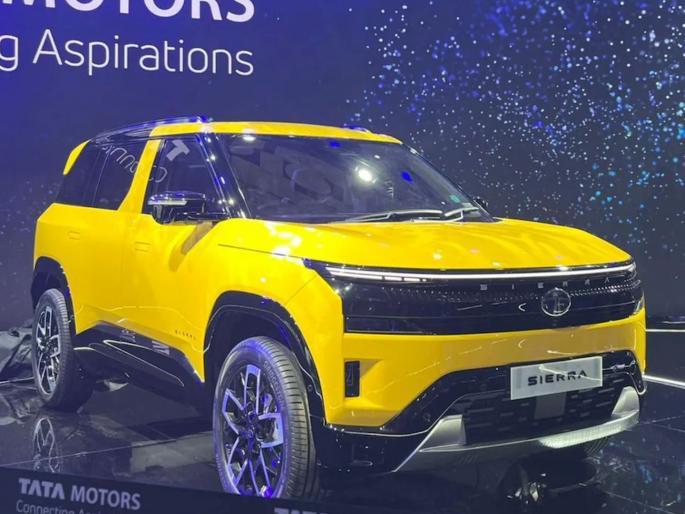 Tata Sierra is back in a new form It will be launched in petrol, diesel, EV versions; It will directly compete with cars like Creta, Seltos | नव्या रुपात परततेय Tata Sierra! पेट्रोल, डिझेल, EV व्हर्जनमध्ये होणार लाँच; थेट Creta, Seltos सारख्या कारला देणार टक्कर Tata Sierra is back in a new form It will be launched in petrol, diesel, EV versions; It will directly compete with cars like Creta, Seltos | नव्या रुपात परततेय Tata Sierra! पेट्रोल, डिझेल, EV व्हर्जनमध्ये होणार लाँच; थेट Creta, Seltos सारख्या कारला देणार टक्कर