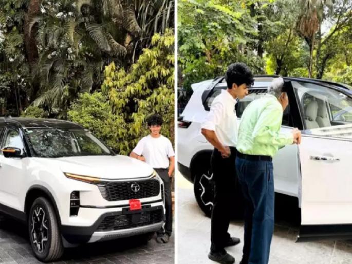 Ratan Tata Shantanu Naidu Tata Safari: Ratan Tata's manager shantanu naidu buys new Tata Safari | रतन टाटांच्या तरुण मित्राने खरेदी केली Tata Safari; टाटांनी कौतुकाने पाहिली शंतनुची गाडी Ratan Tata Shantanu Naidu Tata Safari: Ratan Tata's manager shantanu naidu buys new Tata Safari | रतन टाटांच्या तरुण मित्राने खरेदी केली Tata Safari; टाटांनी कौतुकाने पाहिली शंतनुची गाडी