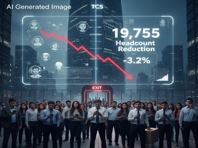 tata tcs q2 result employee count drop by 19755 in 3 months nites alleges large scale layoffs | TCS चं चाललंय काय? ३ महिन्यांत १९,७५५ कर्मचारी झाले कमी, NITES नं कंपनीवर केला मोठ्या प्रमाणात कर्मचारी कपातीचा आरोप