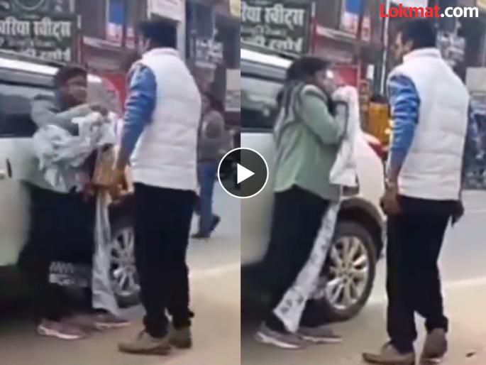husband caught his teacher wife with senior teacher in oyo video viral | Video - "तुला लाज वाटली नाही?"; नवऱ्याने बायकोला बॉयफ्रेंडसोबत OYO मध्ये रंगेहाथ पकडलं अन्... husband caught his teacher wife with senior teacher in oyo video viral | Video - "तुला लाज वाटली नाही?"; नवऱ्याने बायकोला बॉयफ्रेंडसोबत OYO मध्ये रंगेहाथ पकडलं अन्...