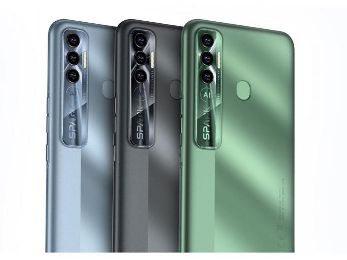 Tecno spark 7t will soon launch in India with 48mp primary camera | 6,000mAhची मोठी बॅटरी असलेला किफायतशीर फोन Tecno Spark 7T, येईल लवकरच भारतात Tecno spark 7t will soon launch in India with 48mp primary camera | 6,000mAhची मोठी बॅटरी असलेला किफायतशीर फोन Tecno Spark 7T, येईल लवकरच भारतात