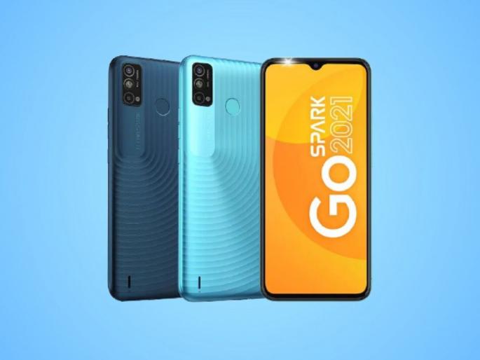 Tecno Spark Go 2021 launched in India at rs 7299 Price Specs Sale offer | फक्त 7,299 रुपयांमध्ये लाँच झाला 5,000mAh बॅटरी असलेला ‘हा’ स्वस्त स्मार्टफोन Tecno Spark Go 2021 launched in India at rs 7299 Price Specs Sale offer | फक्त 7,299 रुपयांमध्ये लाँच झाला 5,000mAh बॅटरी असलेला ‘हा’ स्वस्त स्मार्टफोन