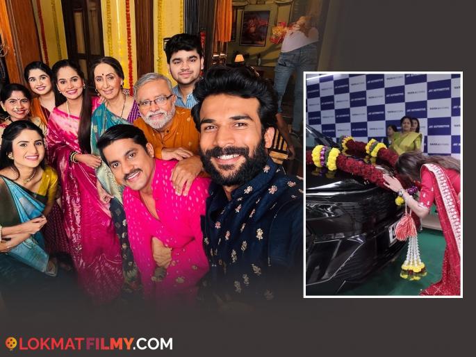 marathi television actress yed lagla premach fame prajakta navnale buy new car shared video on social media | 'येड लागलं प्रेमाचं' फेम अभिनेत्रीने घेतली नवीन गाडी; सेलिब्रिटींकडून होतोय कौतुकाचा वर्षाव, व्हिडीओ शेअर करत म्हणाली... marathi television actress yed lagla premach fame prajakta navnale buy new car shared video on social media | 'येड लागलं प्रेमाचं' फेम अभिनेत्रीने घेतली नवीन गाडी; सेलिब्रिटींकडून होतोय कौतुकाचा वर्षाव, व्हिडीओ शेअर करत म्हणाली...