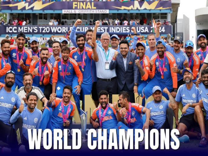 Prize Money of 125 Crores for Team India: BCCI to pay Rs 125 crore, Jai Shah's announcement | विश्वविजेत्या भारतीय संघावर पैशांचा पाऊस; BCCI देणार 125 कोटी रुपये, जय शाहंची घोषणा...