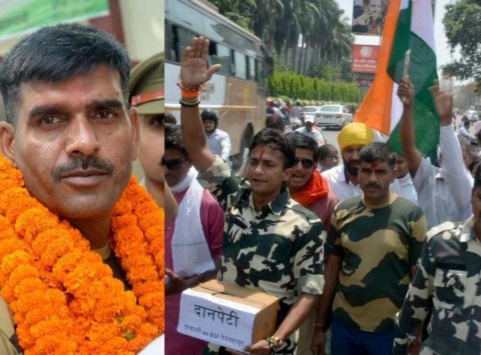 Tejbahadur nomination against PM Narendra Modi in Varanasi | पंतप्रधानांविरोधात तेजबहाद्दूरने ठोकले शड्डू; वाराणसीत घरोघरी प्रचार Tejbahadur nomination against PM Narendra Modi in Varanasi | पंतप्रधानांविरोधात तेजबहाद्दूरने ठोकले शड्डू; वाराणसीत घरोघरी प्रचार