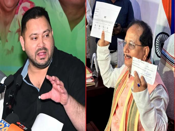Voter list confusion continues in Bihar 2 voter cards in the name of Deputy Chief Minister Tejashwi Yadav reveals | मतदार याद्यांचा घोळ कायम, बिहारच्या उपमुख्यमंत्र्यांच्याच नावे २ व्होटर कार्ड; तेजस्वी यादव यांनी केली पोलखोल