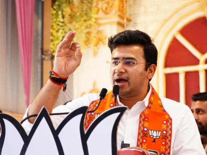 BJP Tejasvi Surya slams Congress Manishankar Iyer If Pakistan has Nuclear Bomb then India has PM narendra Modi amid Lok Sabha Election 2024 | India vs Pakistan: "पाकिस्तानकडे अणुबॉम्ब असेल तर असू द्या, आमच्या भारताकडे PM Modi आहेत"; Tejasvi Surya यांचा Manishankar Iyer यांना टोला BJP Tejasvi Surya slams Congress Manishankar Iyer If Pakistan has Nuclear Bomb then India has PM narendra Modi amid Lok Sabha Election 2024 | India vs Pakistan: "पाकिस्तानकडे अणुबॉम्ब असेल तर असू द्या, आमच्या भारताकडे PM Modi आहेत"; Tejasvi Surya यांचा Manishankar Iyer यांना टोला