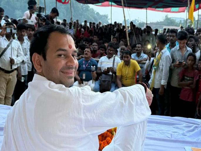 Bihar Election 2025: India-Pakistan match will be organized by constructing a cricket stadium; Tej Pratap's big promise | क्रिकेट स्टेडियम उभारुन भारत-पाकिस्तान सामना आयोजित करणार; तेज प्रताप यांचे मोठे आश्वासन Bihar Election 2025: India-Pakistan match will be organized by constructing a cricket stadium; Tej Pratap's big promise | क्रिकेट स्टेडियम उभारुन भारत-पाकिस्तान सामना आयोजित करणार; तेज प्रताप यांचे मोठे आश्वासन