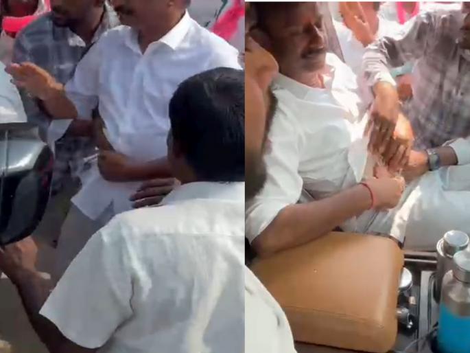 Breaking News: BRS MP Kotha Prabhakar Reddy stabbed, Knife attack during election campaign Telangana | मोठी बातमी! तेलंगाणात बीआरएस खासदारावर चाकू हल्ला; प्रकृती गंभीर, प्रचार सभेवेळी घटना Breaking News: BRS MP Kotha Prabhakar Reddy stabbed, Knife attack during election campaign Telangana | मोठी बातमी! तेलंगाणात बीआरएस खासदारावर चाकू हल्ला; प्रकृती गंभीर, प्रचार सभेवेळी घटना
