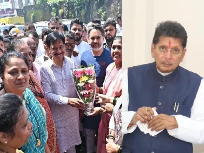 Deepak Kesarkar is four hands away from welcoming Rajan Teli | Sindhudurg: राजन तेलींचं सावंतवाडीत शिंदे गटाकडून जोरदार स्वागत, पण दीपक केसरकरांनी फिरवली पाठ, चर्चांना उधाण Deepak Kesarkar is four hands away from welcoming Rajan Teli | Sindhudurg: राजन तेलींचं सावंतवाडीत शिंदे गटाकडून जोरदार स्वागत, पण दीपक केसरकरांनी फिरवली पाठ, चर्चांना उधाण