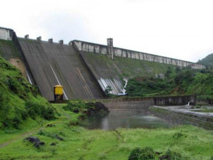 water release stopped from temghar dam | टेमघर धरणातील पाण्याचा विसर्ग थांबवला water release stopped from temghar dam | टेमघर धरणातील पाण्याचा विसर्ग थांबवला