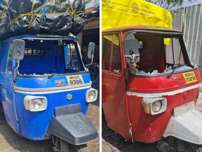 Vehicles vandalized by a minor Seven or eight cars were broken in pune | Pune: शेजारचे हिणवतात! अल्पवयीन मुलाने केली वाहनांची तोडफोड; सात आठ गाड्या फोडल्या Vehicles vandalized by a minor Seven or eight cars were broken in pune | Pune: शेजारचे हिणवतात! अल्पवयीन मुलाने केली वाहनांची तोडफोड; सात आठ गाड्या फोडल्या