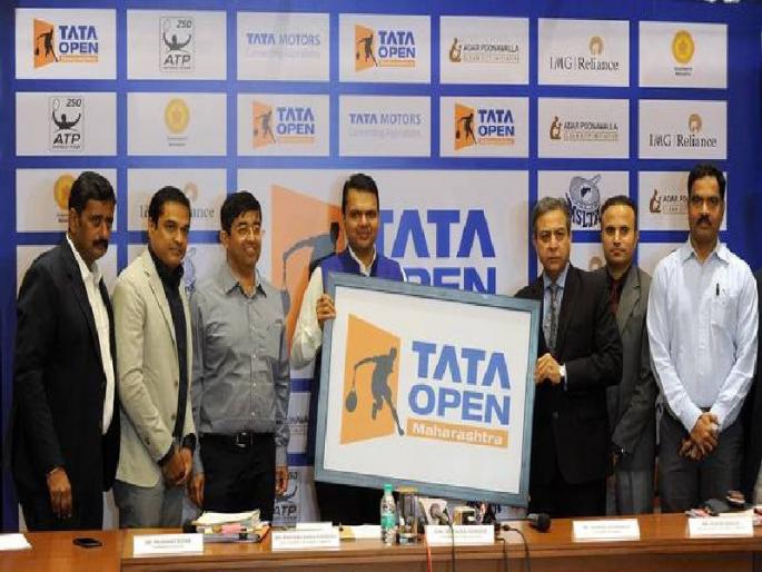 Aim to unveil the logo in the hands of the Chief Minister, ready to play tennis players in the world | जगातील टेनिसपटू खेळण्यास सज्ज,मुख्यमंत्र्यांच्या हस्ते बोधचिन्हाचे अनावरण