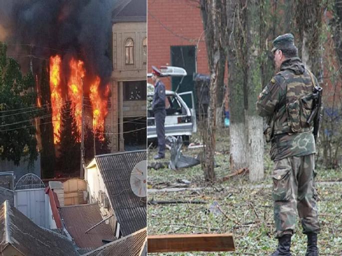 Gunmen Attack Churches, Synagogues In Russia; Cops, Priest Among 15 Killed | रशियात दहशतवादी हल्ला, सहा पोलिसांसह १५ जणांचा मृत्यू, २५ हून अधिक जखमी