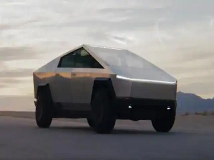 tesla cybertruck electric pickup give 982km driving range 1 million units booked ahead of launch | Tesla चा Electric Cybertruck सिंगल चार्जमध्ये जाणार ९८२ किमी! लाँचपूर्वीच बुक झाल्या १० लाख गाड्या tesla cybertruck electric pickup give 982km driving range 1 million units booked ahead of launch | Tesla चा Electric Cybertruck सिंगल चार्जमध्ये जाणार ९८२ किमी! लाँचपूर्वीच बुक झाल्या १० लाख गाड्या