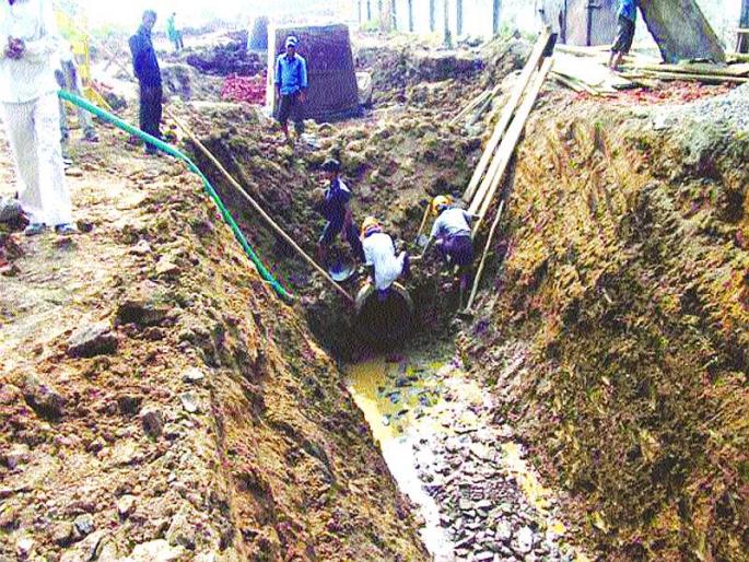 The cost of the suburbs was increased by Rs. 5 crore | भुयारी गटार योजनेचा खर्च ४० कोटींनी वाढला