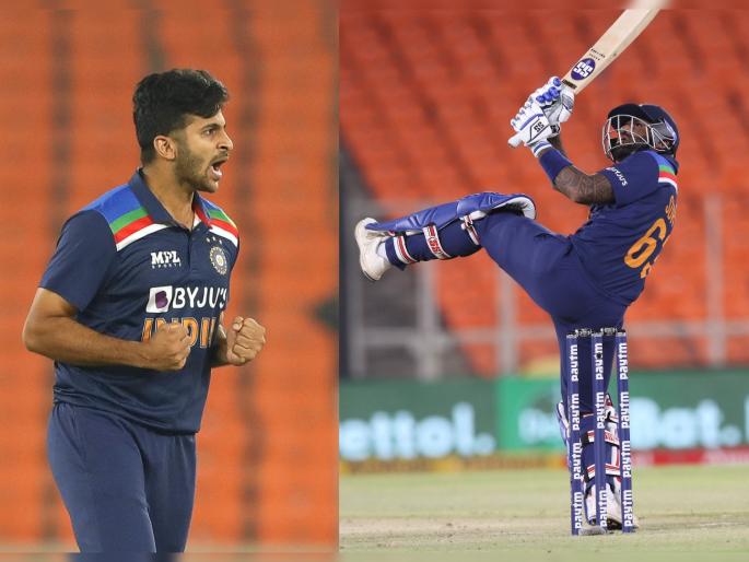 IND vs ENG, 4th T2O: India beat England by 8 runs in 4th T20I, level 5-match series 2-2 | IND vs ENG, 4th T2O : मुंबईकरांनी टीम इंडियाची लाज वाचवली, सूर्यकुमार यादव अन् शार्दूल ठाकूरनं कमाल केली