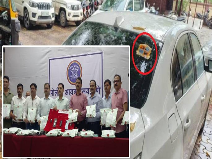 Drugs worth Rs 31 crore smuggled in a BMW car with Thane Municipal Corporation logo | आलिशान कारमधून ३१ कोटींची ड्रग्ज तस्करी; ठाणे पालिकेचा लोगो लावून कारमधून सुरू होता कारभार