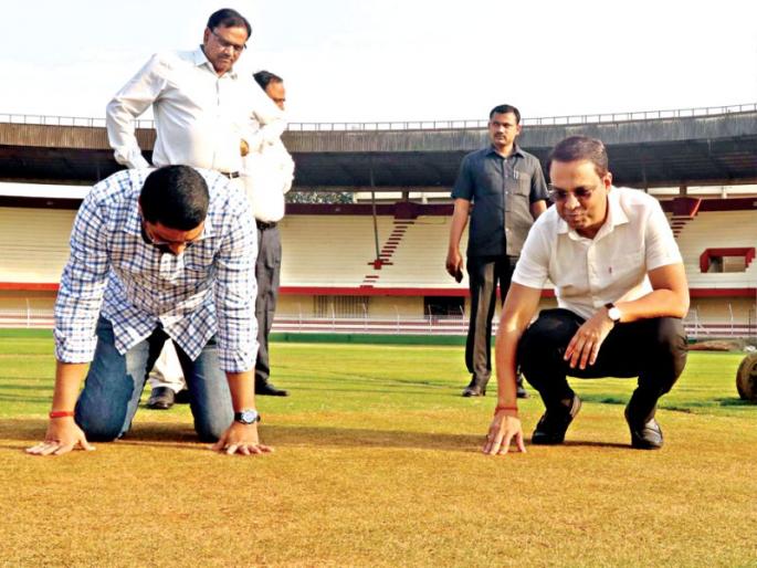The pitch will be inaugurated tomorrow | खेळपट्टीचे उद्या होणार उद्घाटन