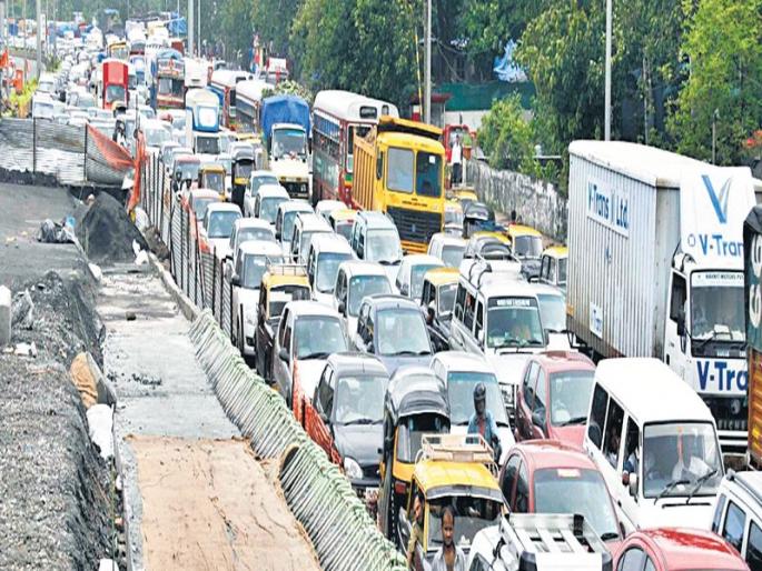 Navi Mumbai-Thane traffic closed for 4 days from today | नवी मुंबई - ठाणे वाहतूक आजपासून ४ दिवस बंद! Navi Mumbai-Thane traffic closed for 4 days from today | नवी मुंबई - ठाणे वाहतूक आजपासून ४ दिवस बंद!