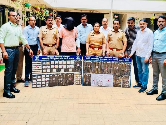 Servant who stole jewelery worth 1.5 crores from a jeweler's shop in Thane arrested from Mount Abu | ठाण्यातील ज्वेलर्सच्या दुकानातून सव्वा कोटींचे दागिने चाेरणाऱ्या नोकराला माऊंट अबूमधून अटक Servant who stole jewelery worth 1.5 crores from a jeweler's shop in Thane arrested from Mount Abu | ठाण्यातील ज्वेलर्सच्या दुकानातून सव्वा कोटींचे दागिने चाेरणाऱ्या नोकराला माऊंट अबूमधून अटक